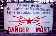 Danger electricity
